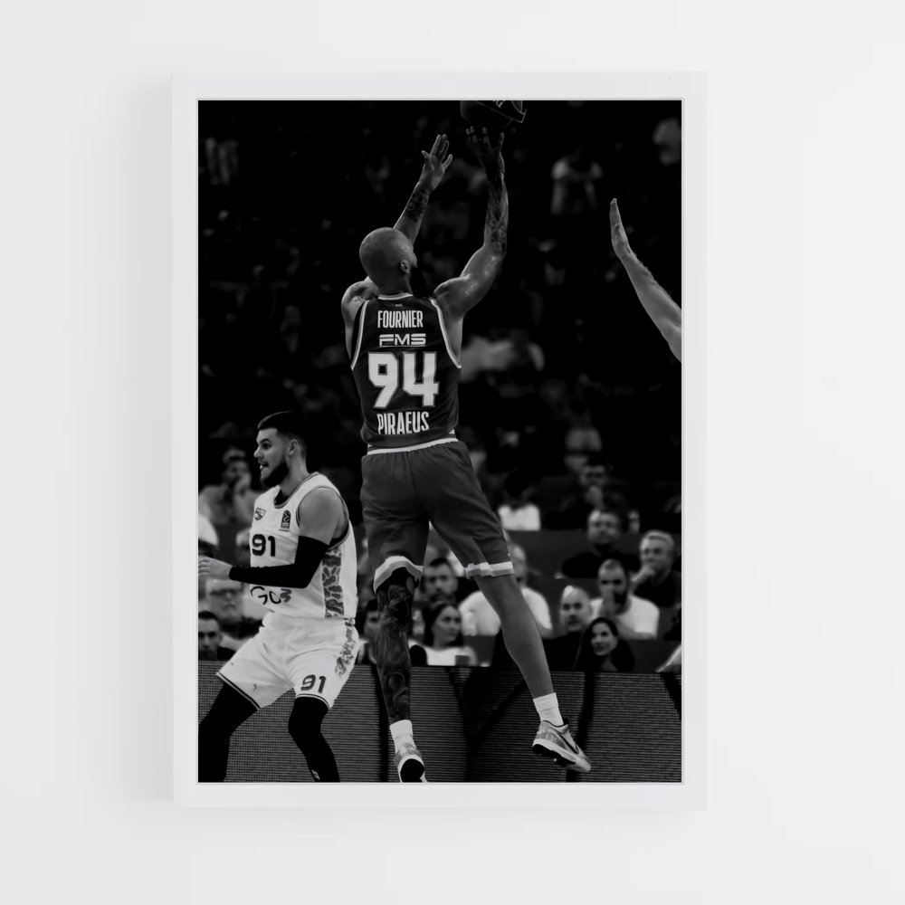 Poster Evan fournier précision – affiche Basketball (vue 3)